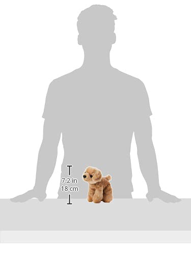 Aurora World Mini Flopsie Golden Retriever Plush Toy - Soft Cuddly Stuffed Animal for All Ages