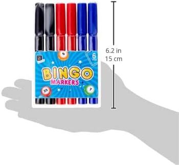 THE BOX EVERYDAY Lucky Bingo Markers - Pack of 6 Assorted Colors