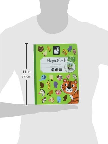 Janod Animals Magnetibook - Educational Magnetic Puzzle Playset