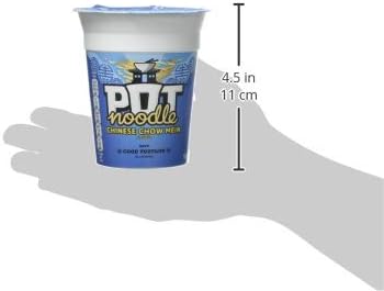 Pot Noodle Chinese Chow Mein Vegetarian Instant Noodles 12 x 90 g