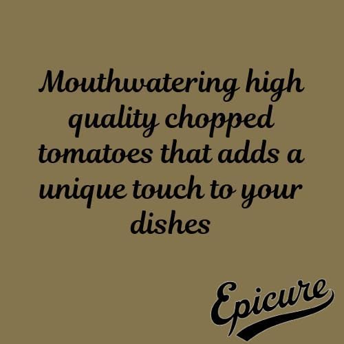 Epicure - Italian Chopped Tomatoes in Rich Tomato Juice 400g Multipack (4 Tins)