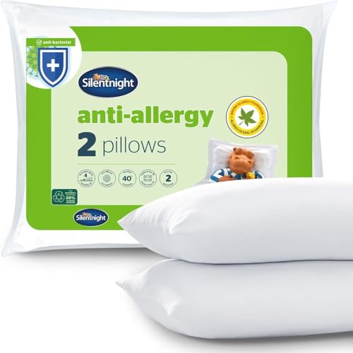 Silentnight - Anti-Allergy Microfibre Pillow Pack of 2 (Twin)