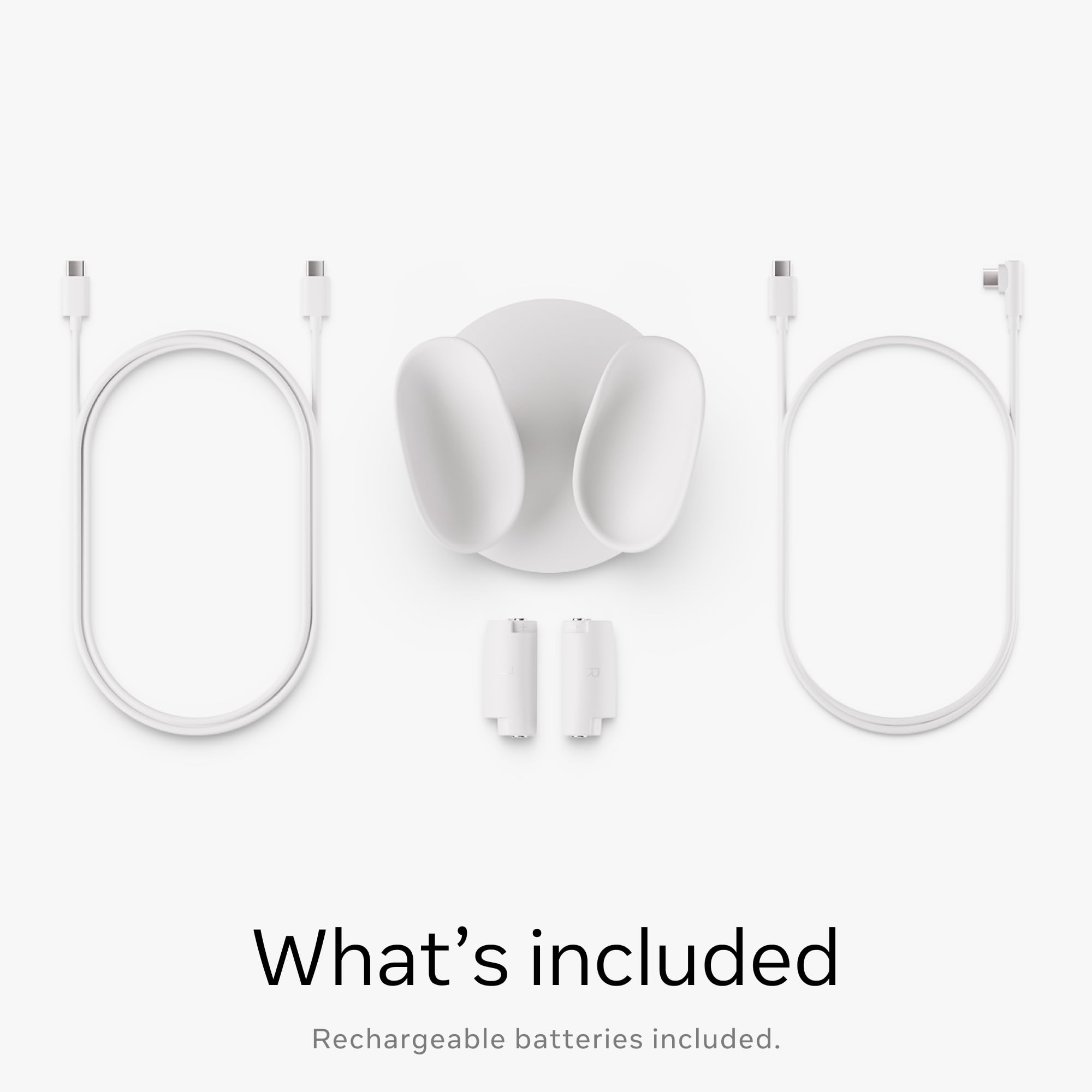 Meta Quest Compact Charging Dock – Compatible with Meta Quest 3/3S, Touch Plus Controllers & Active Straps