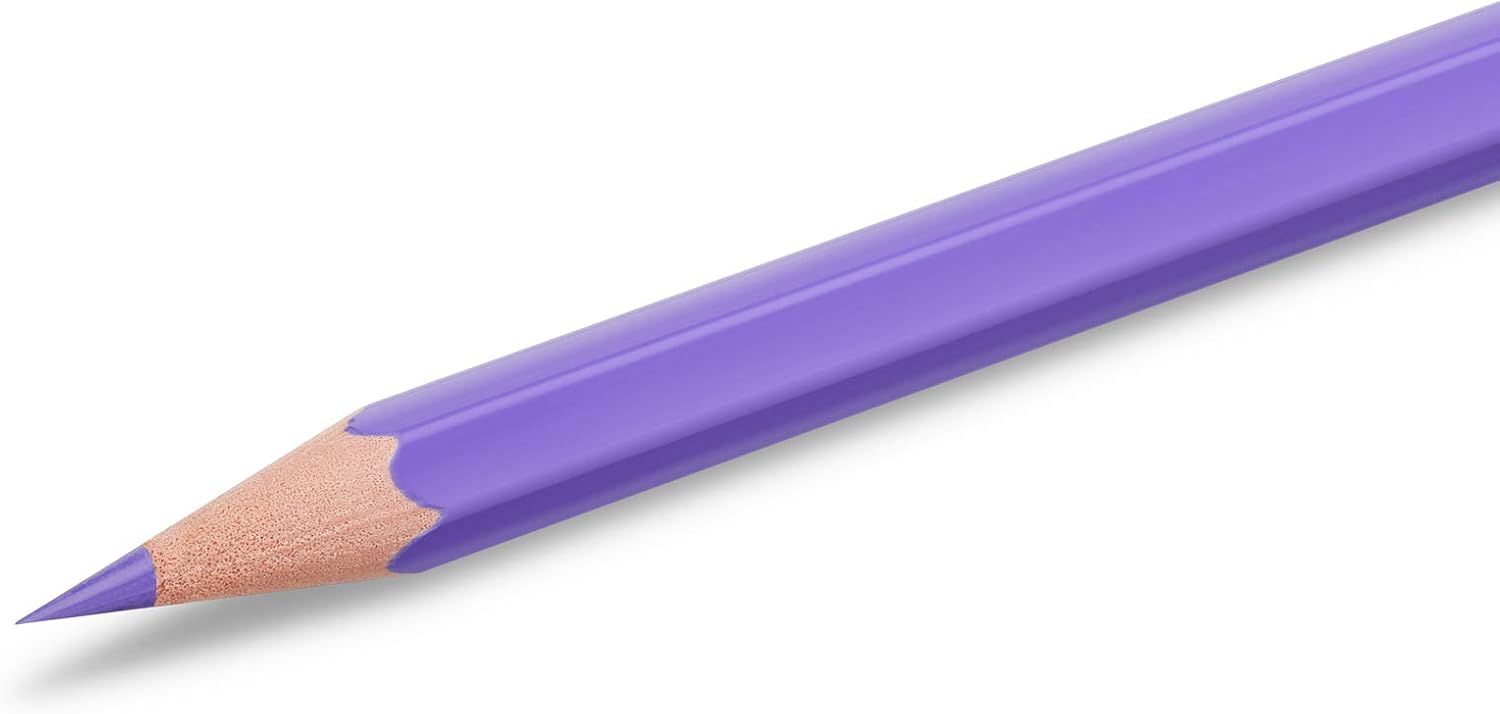 BIC Kids Tropicolors Colouring Pencils - 24 Pack - Wood-Free Drawing Pencils for Kids 5+