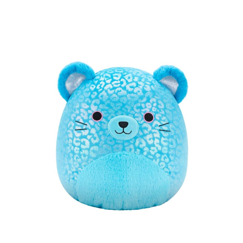 Squishmallows 12-Inch Sarge the Blue Jaguar Plush - Ultrasoft Stuffed Animal for Kids 3+
