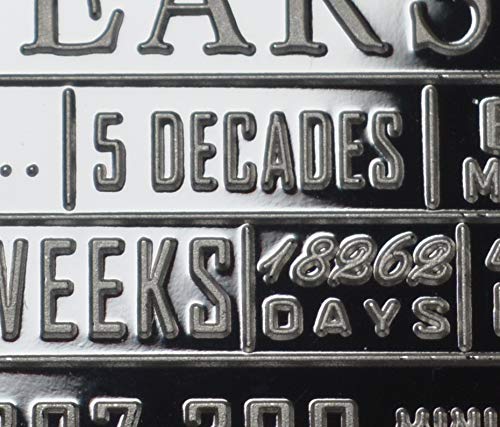 The Commemorative Coin Company 50th Birthday .999 Silver Commemorative Coin - Proof Finish Collectible