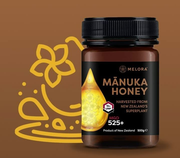 Melora 525 MGO Manuka Honey - 250g - 15+ UMF - 100% Pure & Traceable