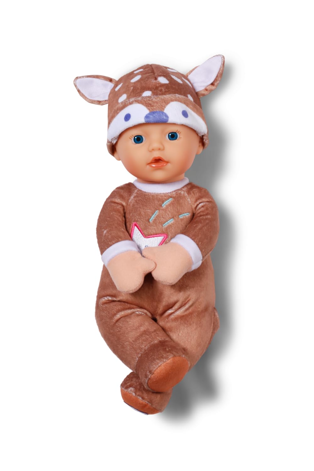 BABY born Sleepy Deer 30cm Soft Fabric Doll with Rattle - Suitable from Birth