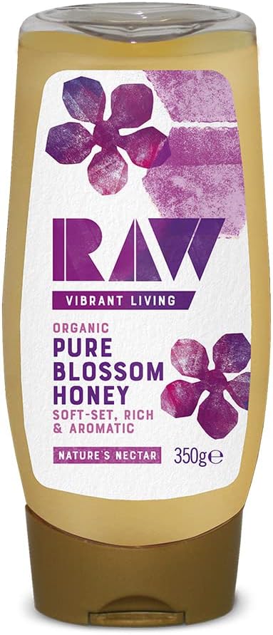 Raw Organics - Pure Blossom Cold Pressed Honey 350g