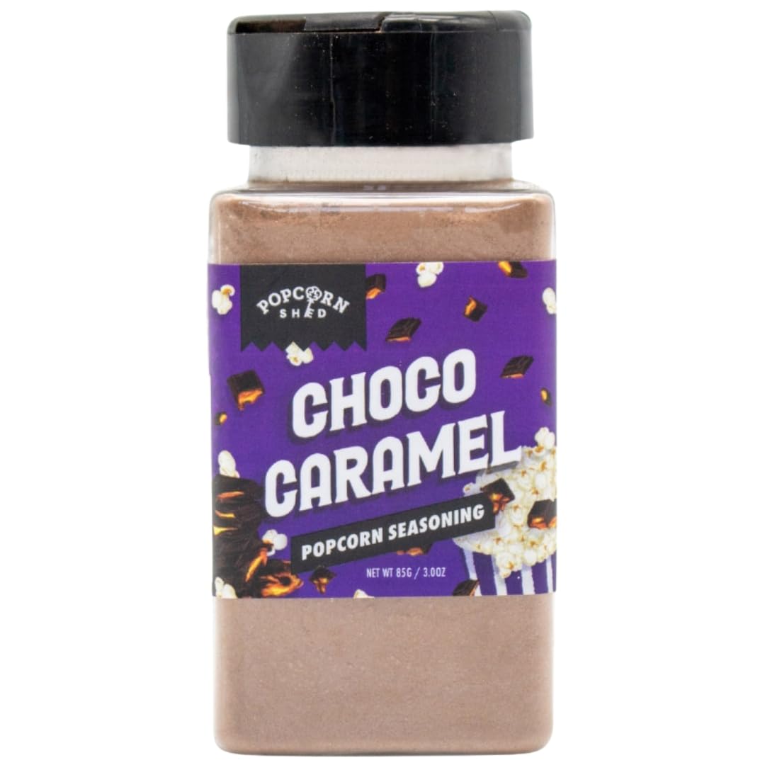 Popcorn Shed Chocolate Caramel Popcorn Seasoning - DIY Gourmet Popcorn Mix for Movie Nights