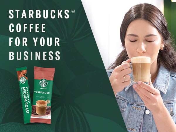 STARBUCKS - Cappuccino Instant Coffee Sachets 40 x 18 g