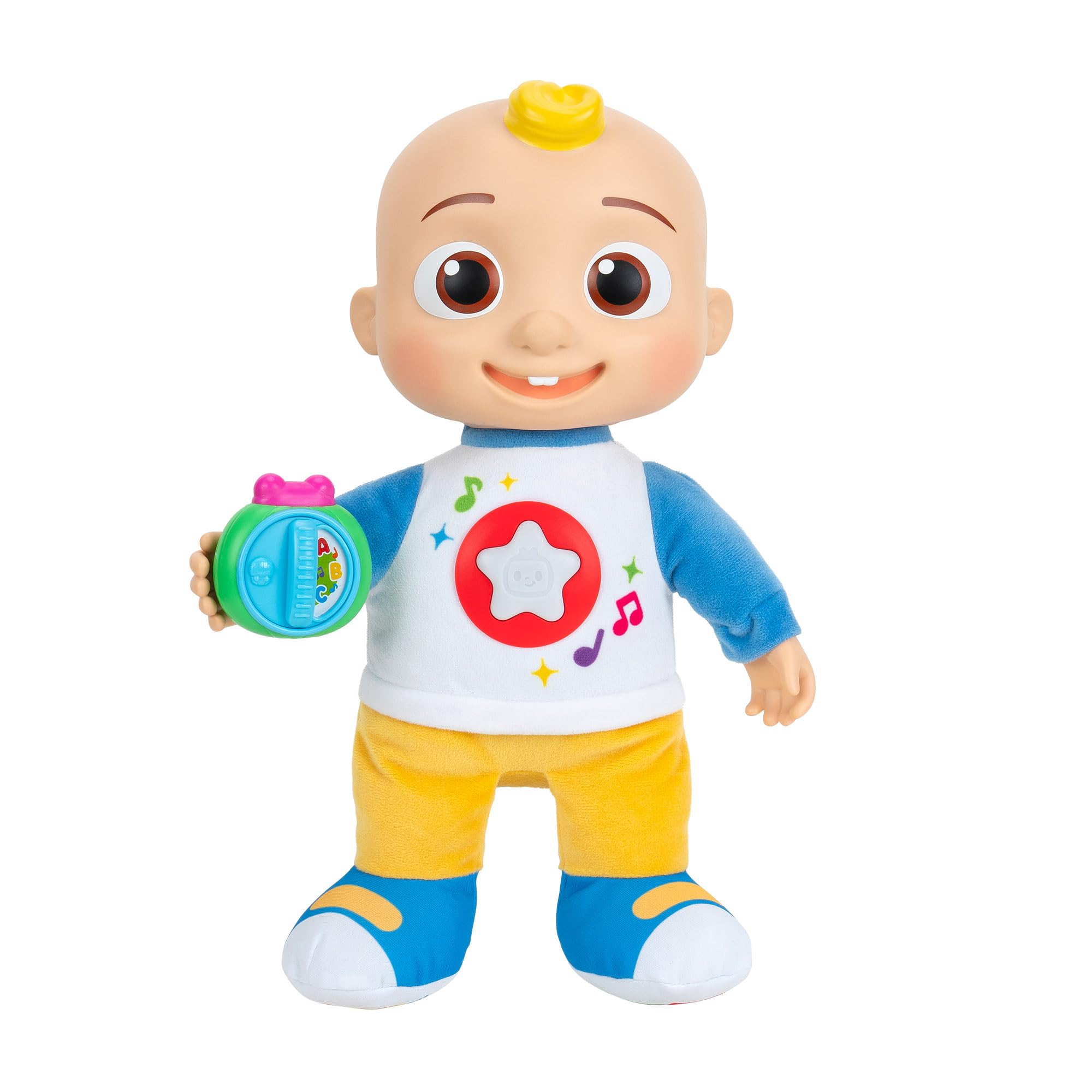 CoComelon Discover 'N Play JJ Doll - Interactive Educational Toy with Lights, Sounds & Music