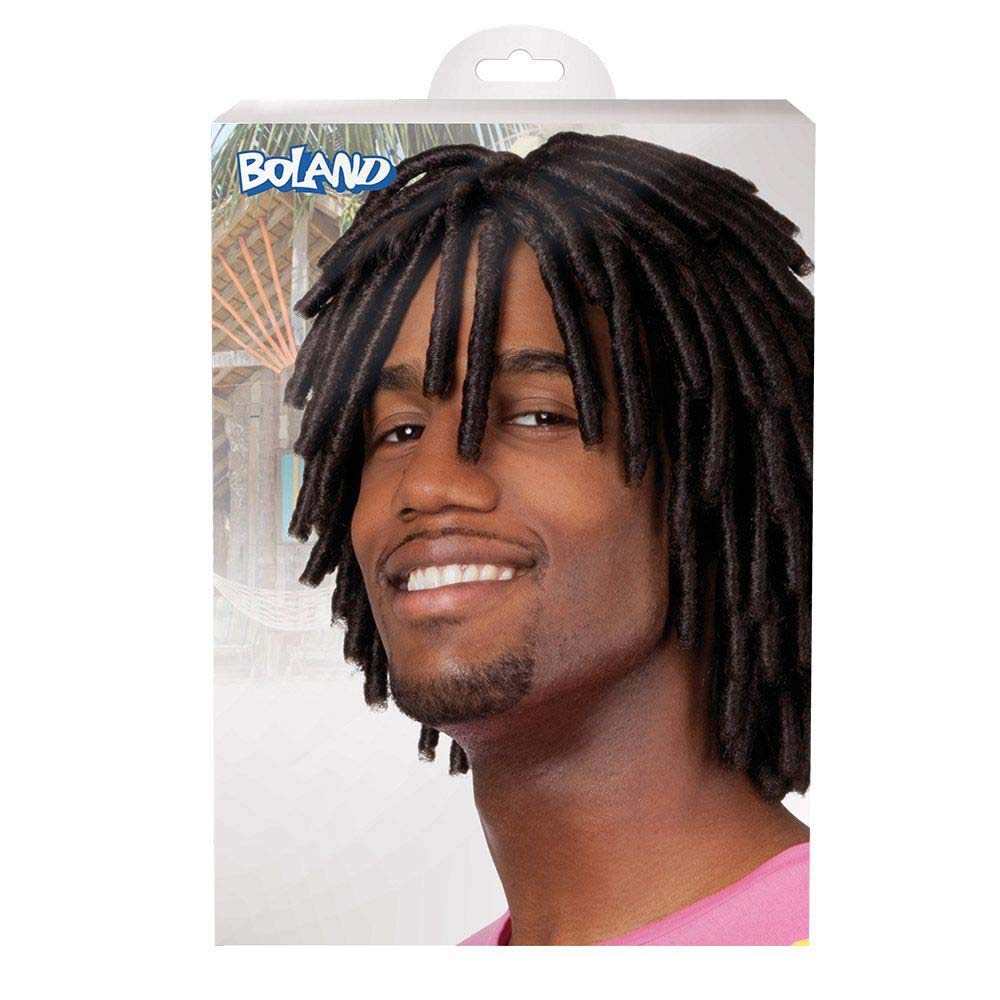 Boland Levi Jamaican Short Dreadlock Wig - Adult Costume Accessory
