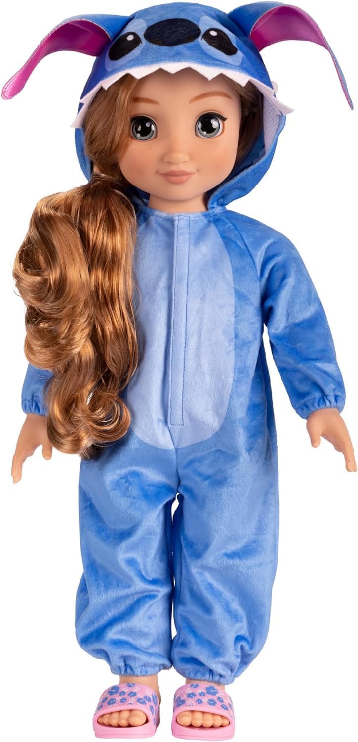 Disney ILY 4EVER Stitch 45cm Doll with Strawberry Blonde Hair - Fashion Playset for Girls 6+