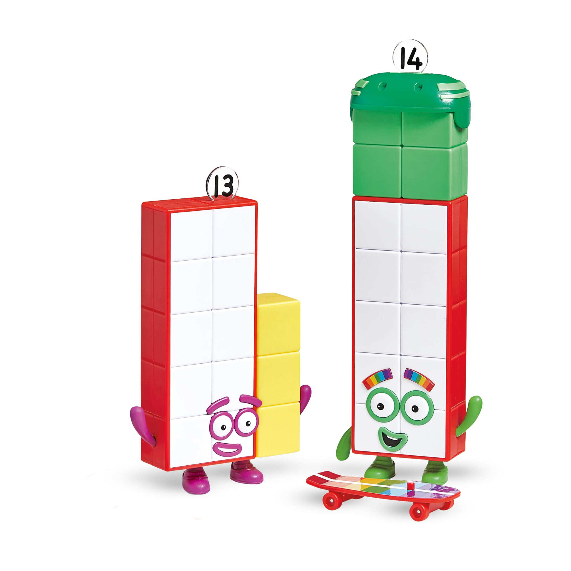 Learning Resources Numberblocks Thirteen and Fourteen Figure Set - Educational Playset for Kids 3-7 Years