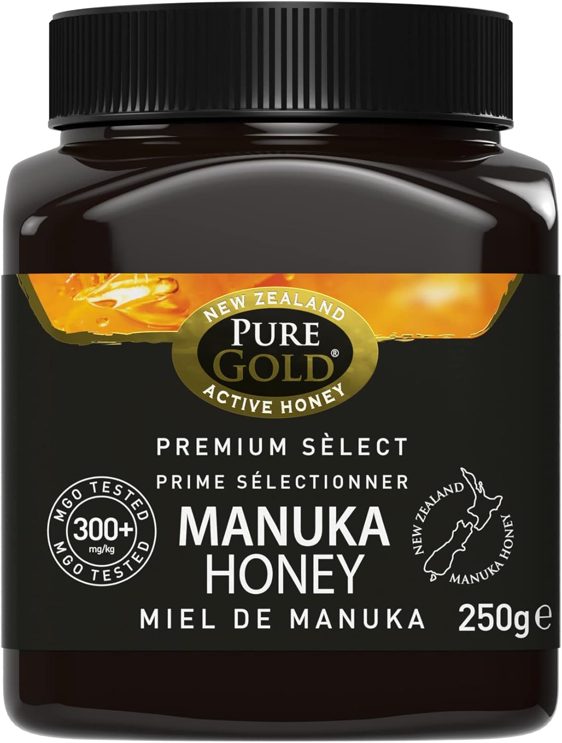 Pure Gold Manuka Honey 300+ MGO Certified 250g