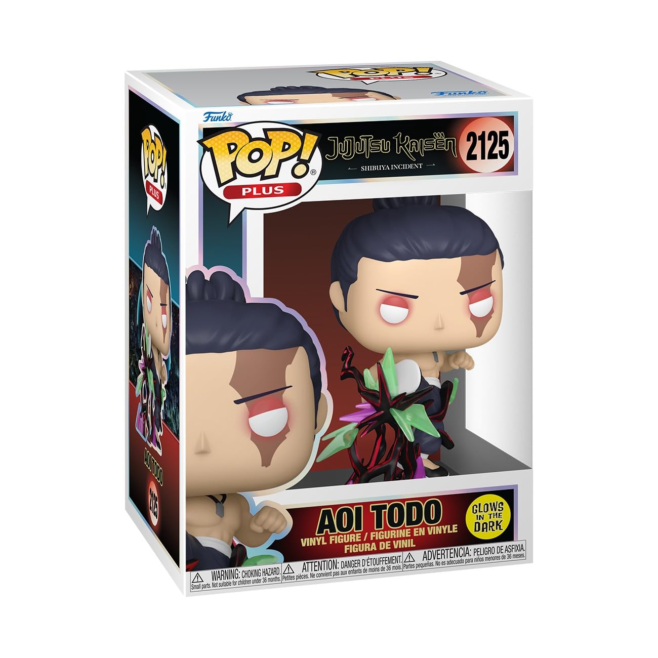 Funko Pop! Plus: Jujutsu Kaisen - Aoi Todo Vinyl Figure (Kick) Glow in the Dark