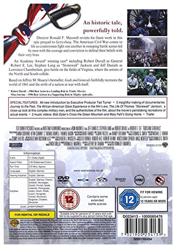 Gods And Generals (2003) - DVD (Region 2) (7321900234139)