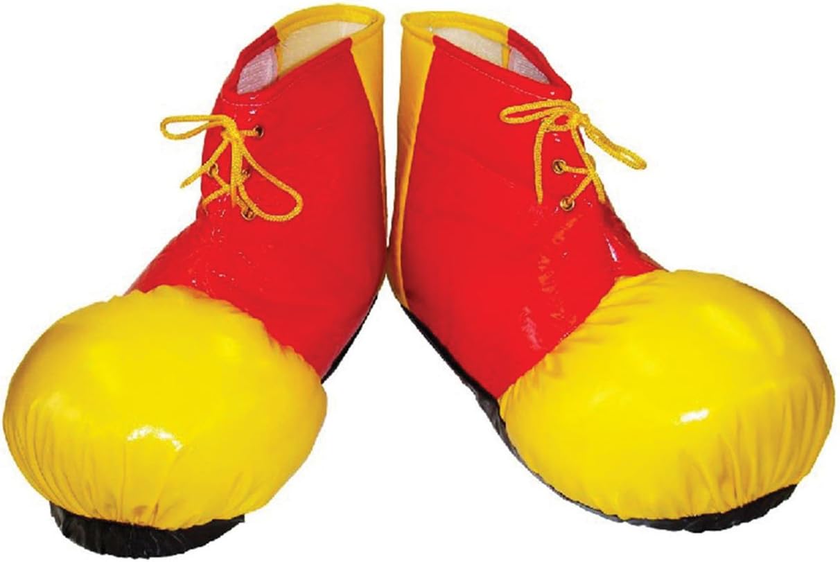 Bristol Novelty Clown Shoe Covers, Multicolor, One Size