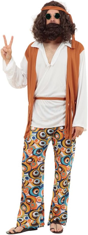 AC591 Hippie Man Costume - Adult