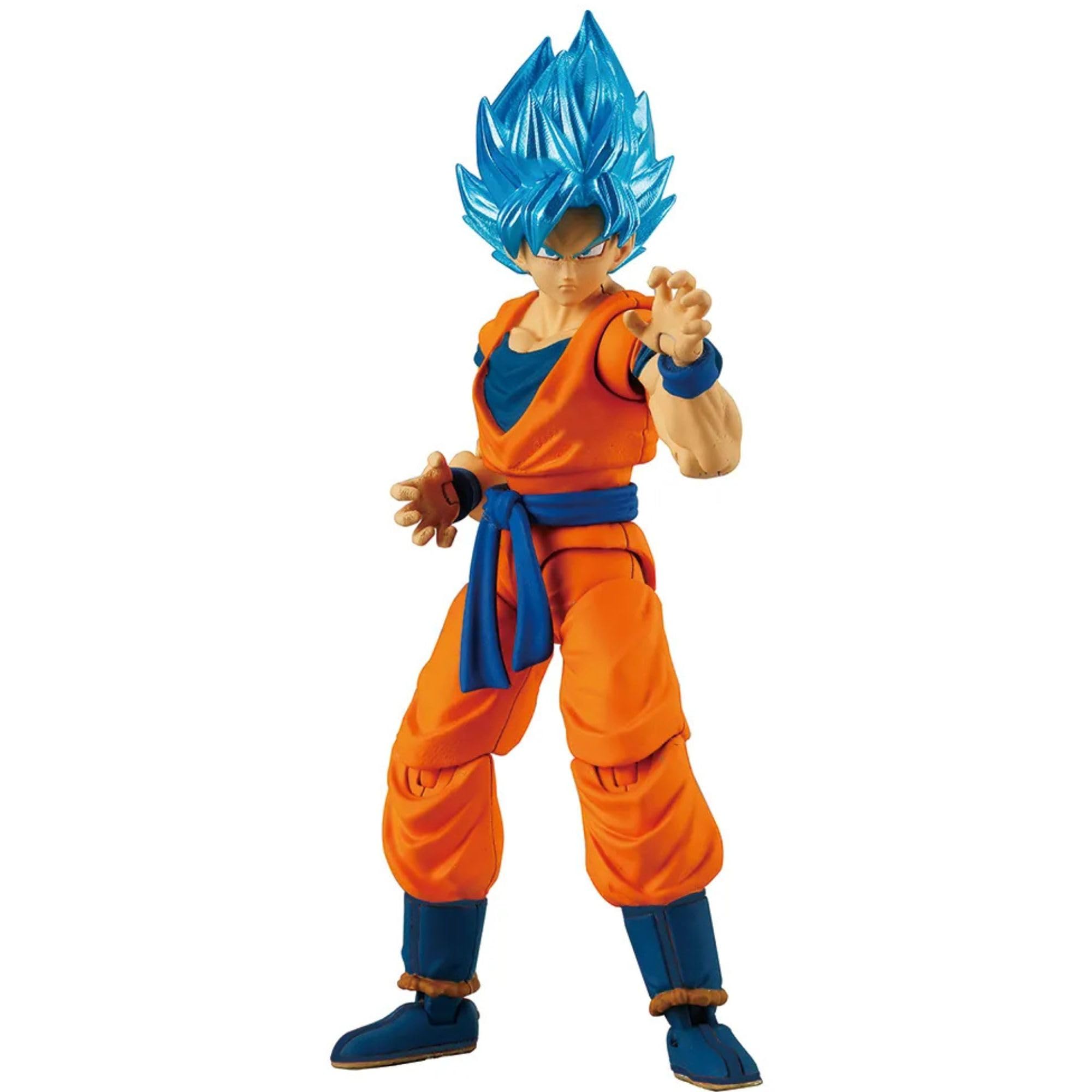 Bandai Dragon Ball Evolve Blue Goku Action Figure - 12.5cm Super Saiyan Blue Goku Toy