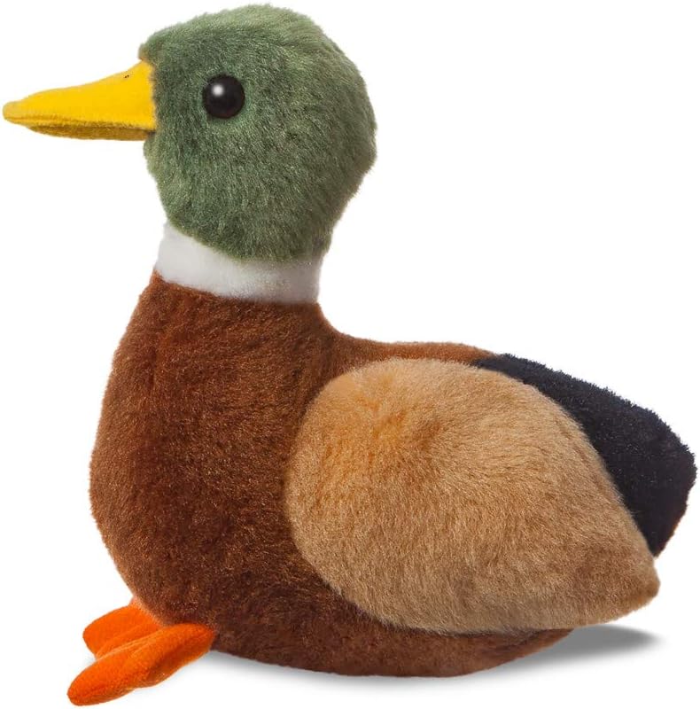 Aurora Mini Flopsies Mallard Duck - Soft Plush Collectible Toy for All Ages