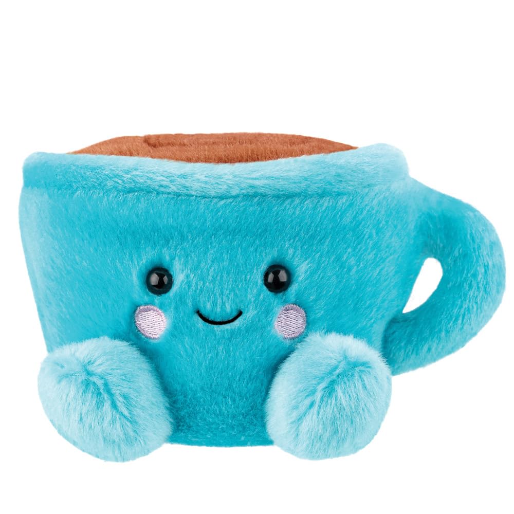 Aurora Palm Pals Toby Teacup 5" Soft Toy - Blue, Collectible Plush for All Ages