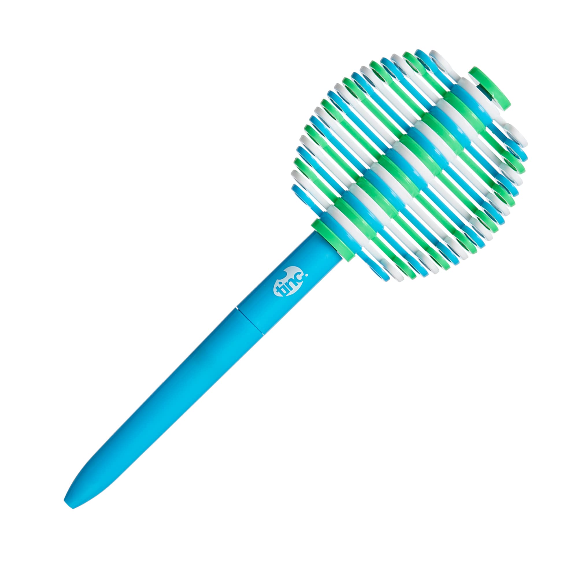 Tinc Fun Stress Relief Fidget Pen - Blue, Spin & Focus Fidget Tool