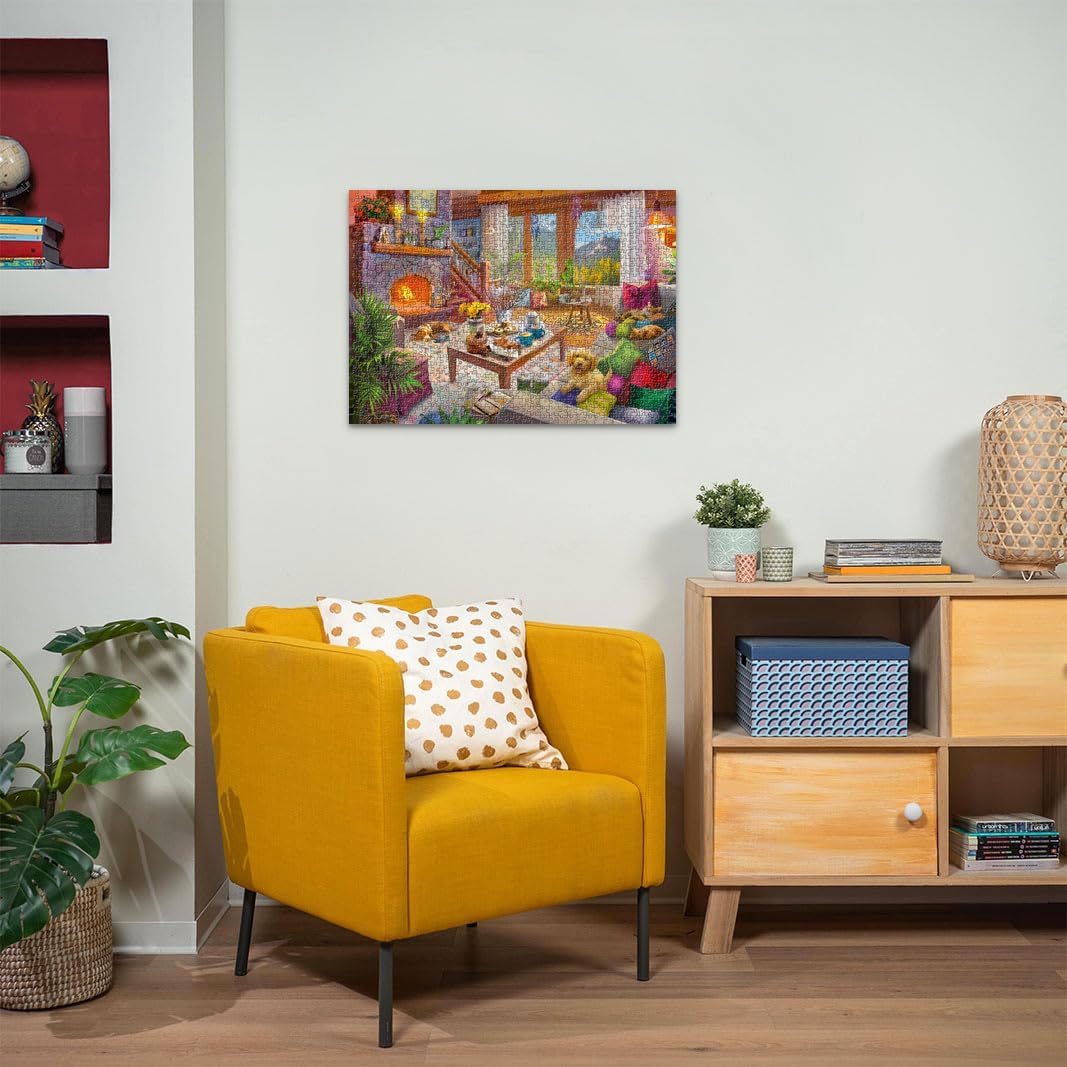 Ravensburger Cosy Cabin 1000 Piece Jigsaw Puzzle for Adults & Kids 12 Years Up