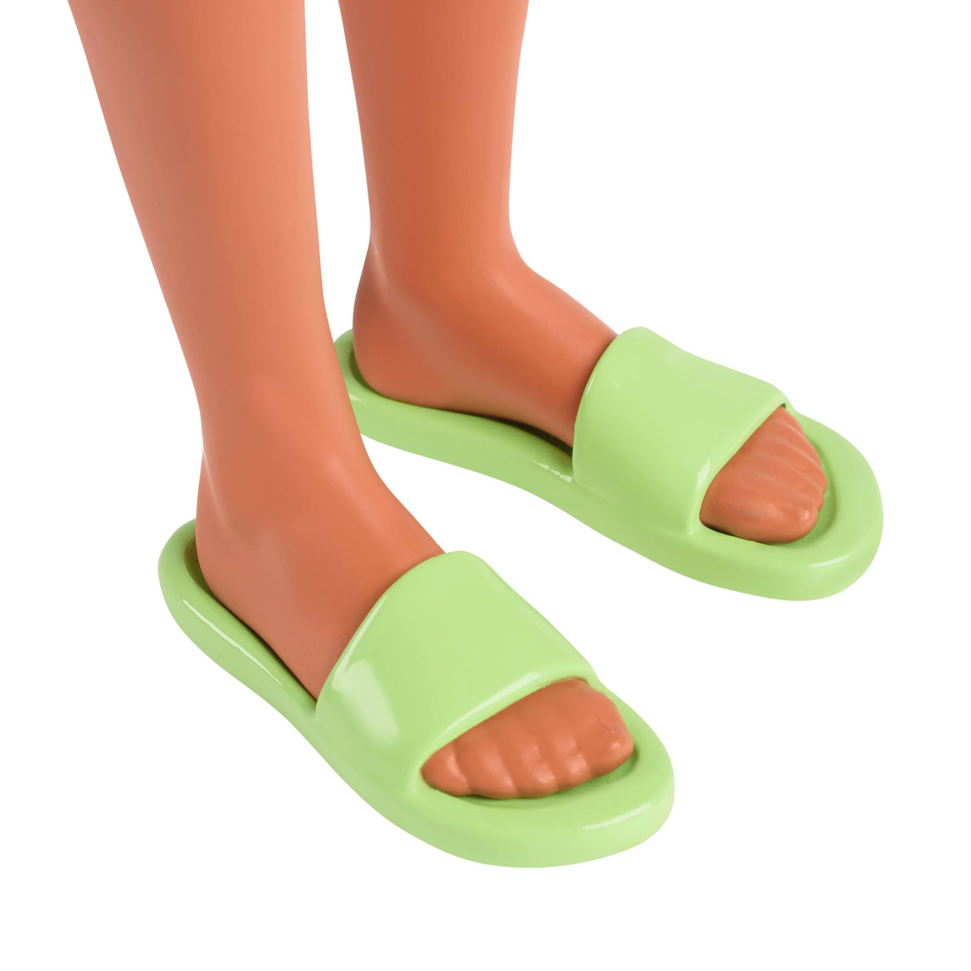 Barbie Fashionistas Ken Doll #235 - Braided Brown Hair & Coral Hawaiian Print Jumpsuit