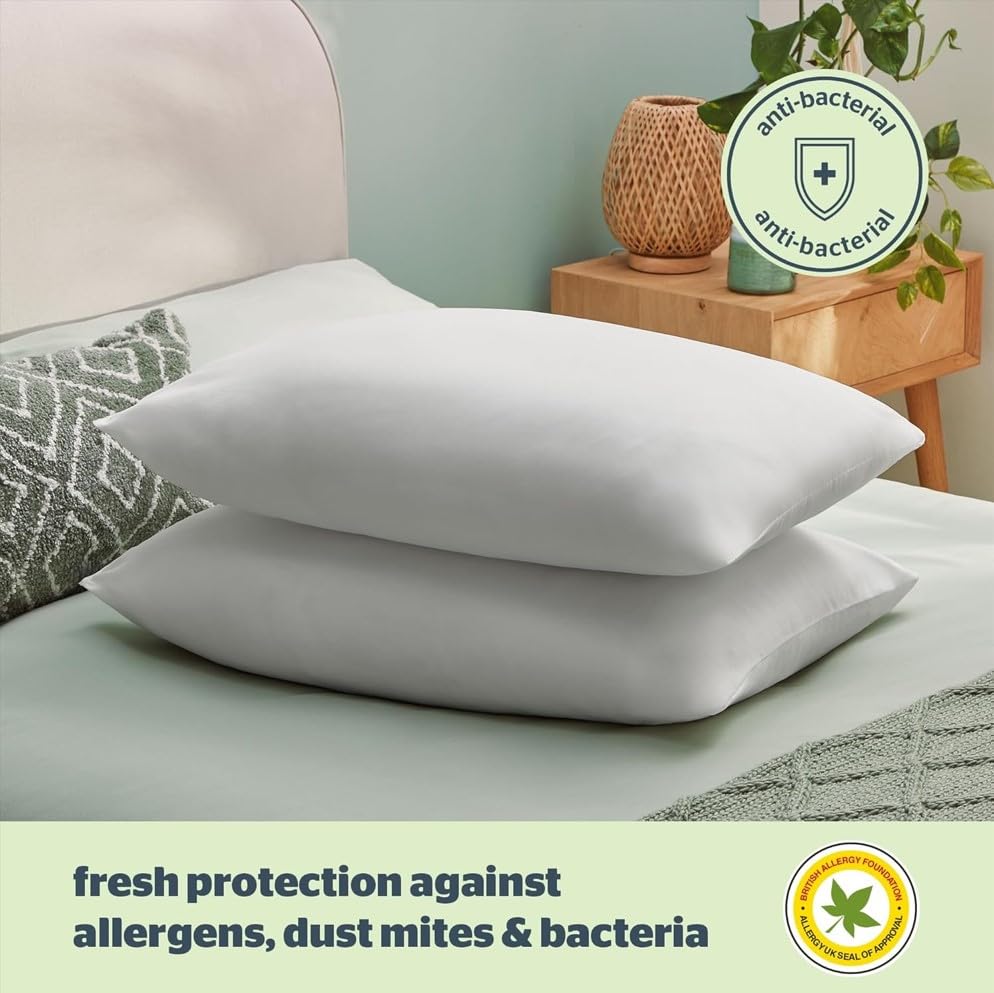 Silentnight - Anti-Allergy Microfibre Pillow Pack of 2 (Twin)
