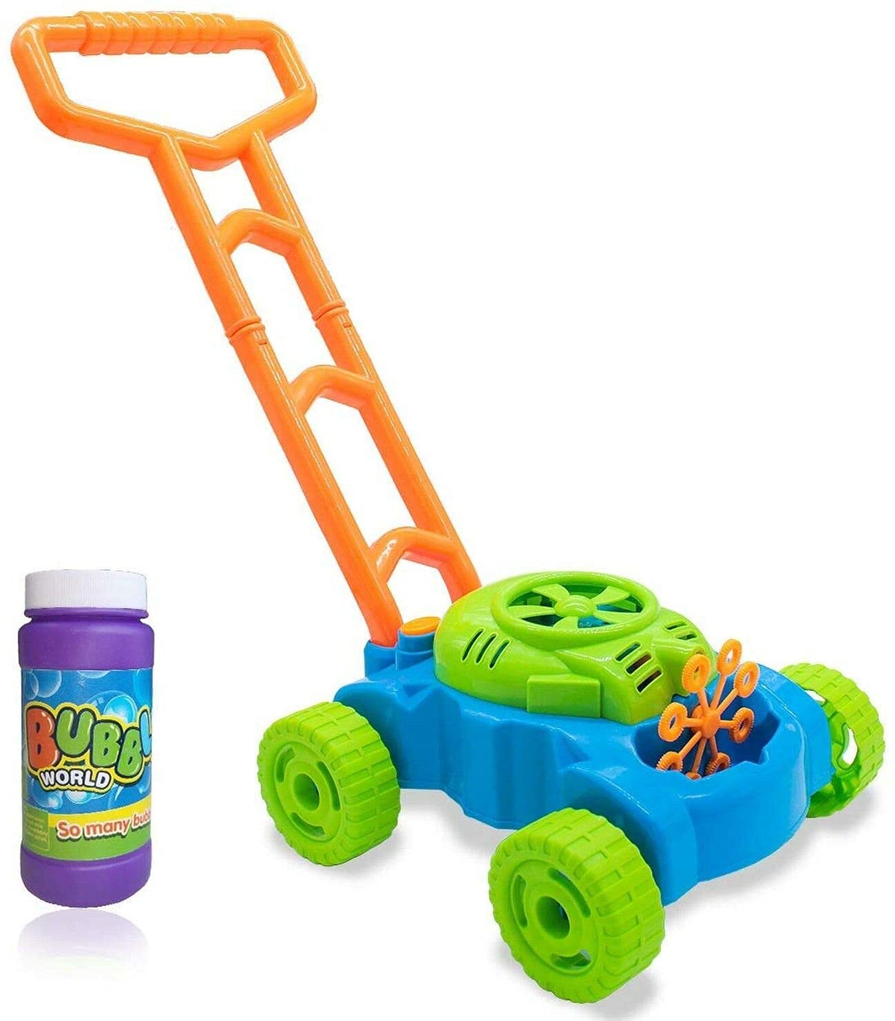Ram Bubble Mower - Toy Lawnmower with Bubble Machine for Kids 3 Years and Up