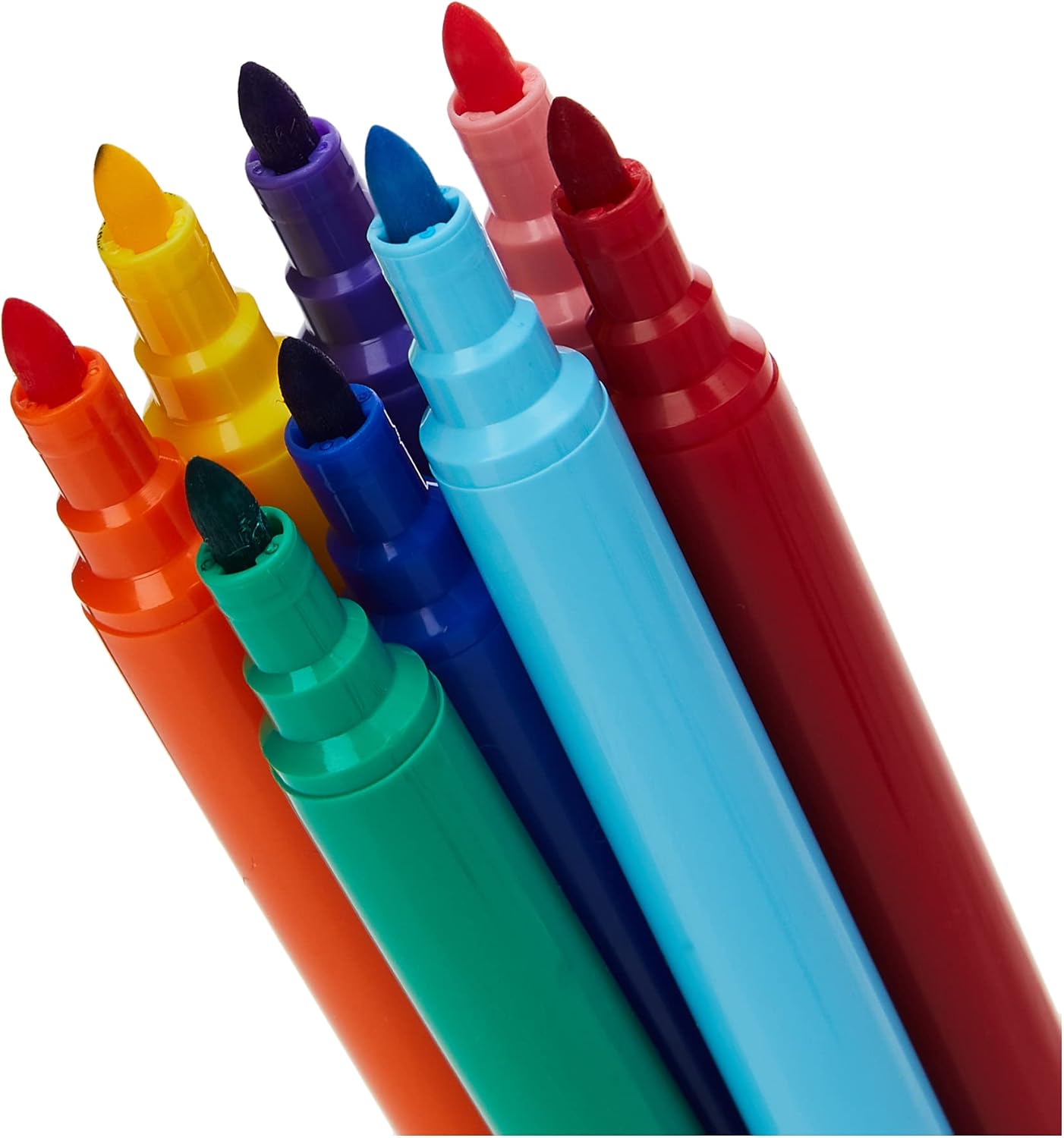 GIOTTO Turbocolor Felt Tip Pens - 12 Assorted Colours, Fine Tip 2.8mm