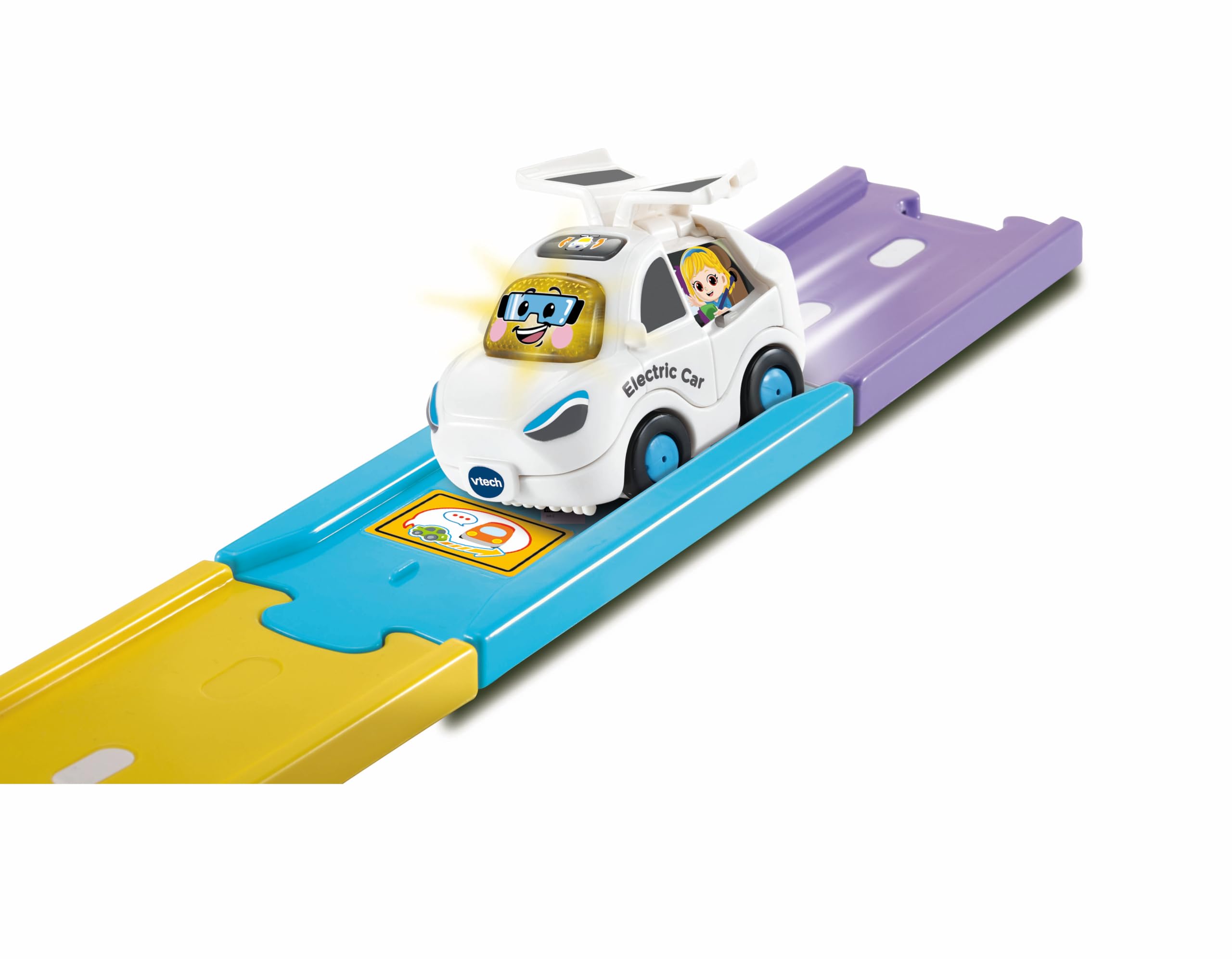 VTech Toot-Toot Drivers Electric Car - Interactive Sound & Light-Up Toy for Toddlers 12M+