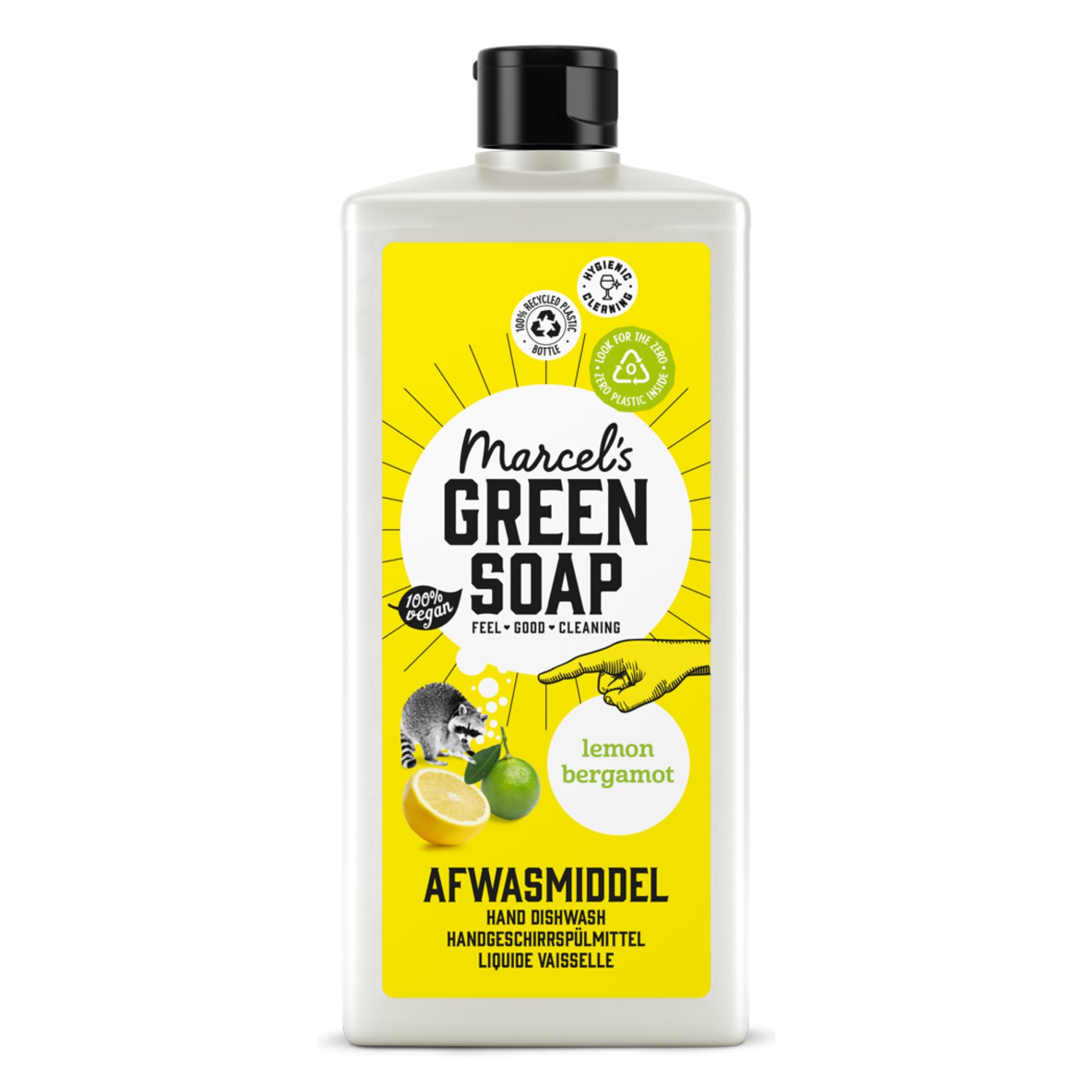 Marcel's Green Soap - Washing Up Liquid Lemon & Bergamot - Dishwashing Liquid