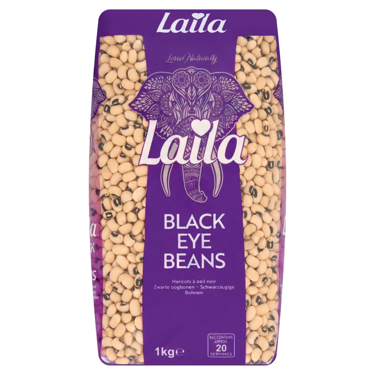 Laila - Black Eye Beans 1kg Pack
