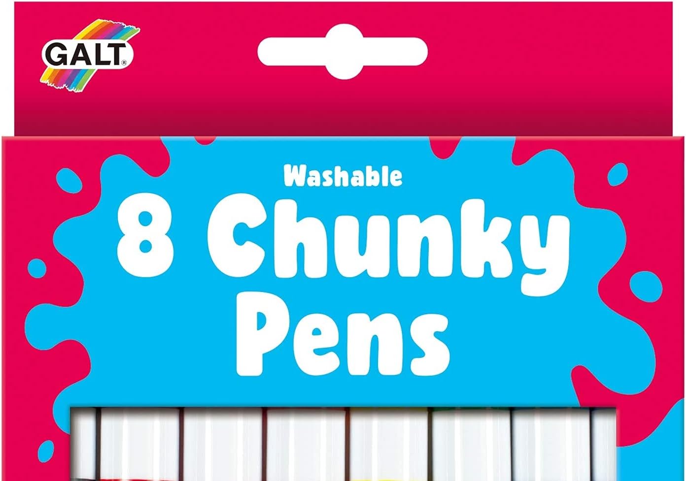 Galt 8 Chunky Washable Pens - Arts & Crafts for Kids 3 Years+