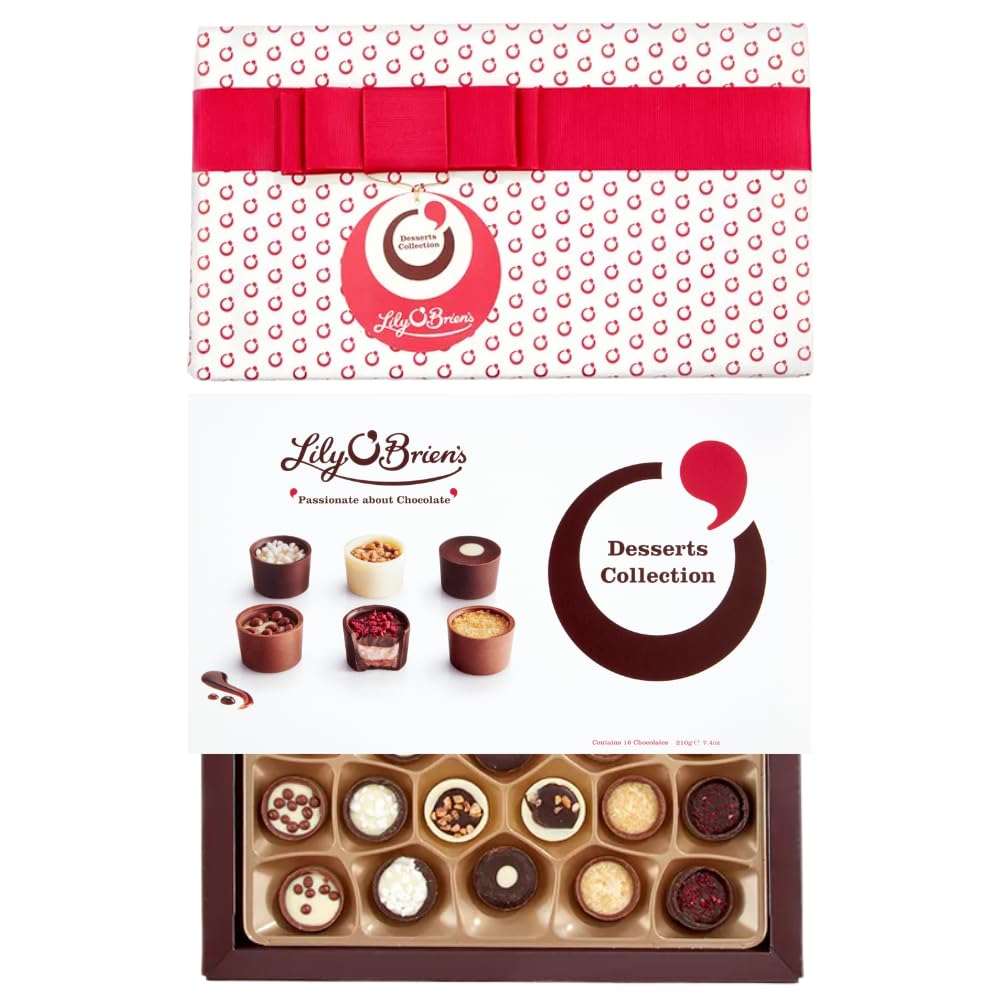Lily O'Brien's Desserts Collection Gift Wrapped 210g - 16 Assorted Chocolates
