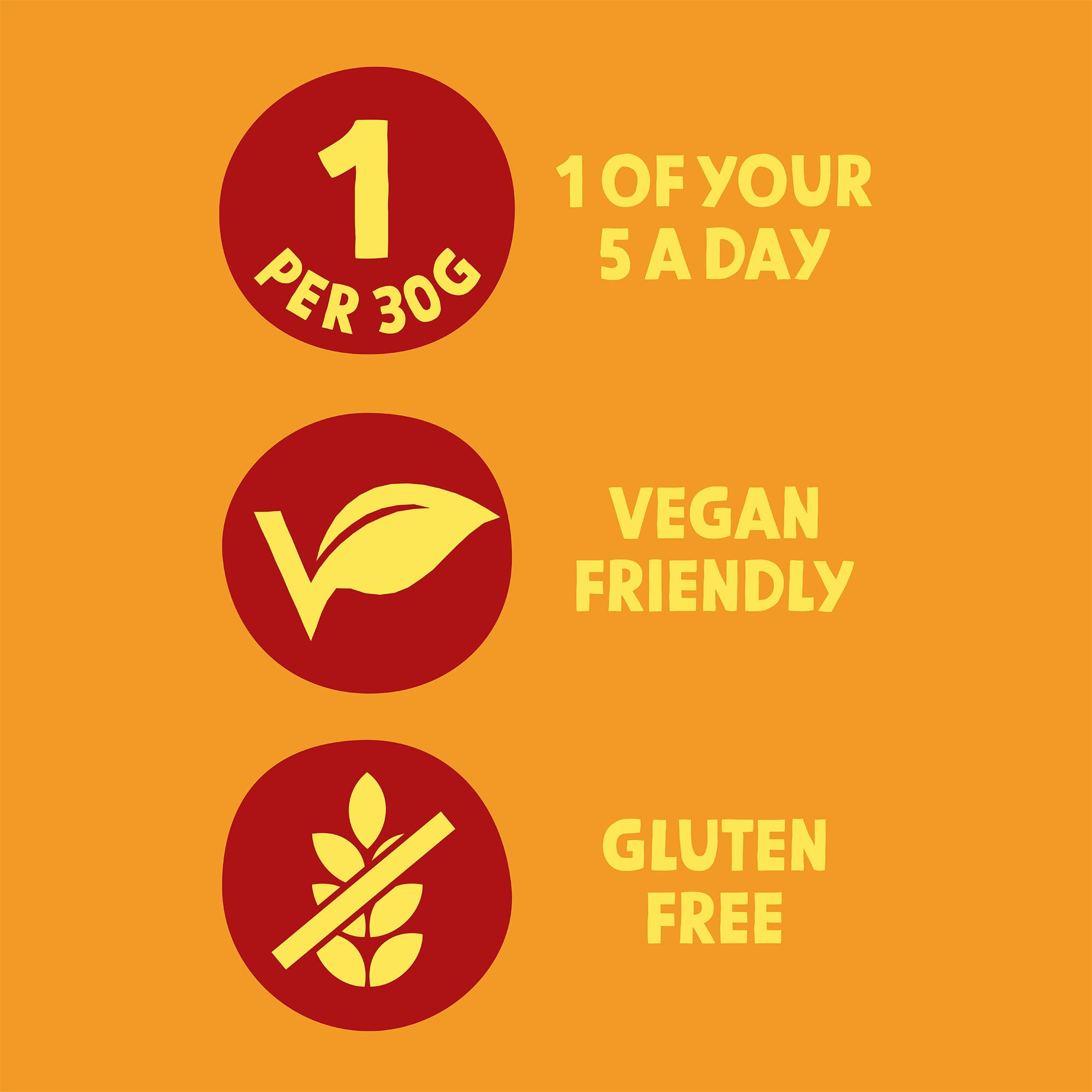 BEAR Fruit Mango - Gently Baked Dried Mango - Healthy Vegan Snack - 6 x 100g