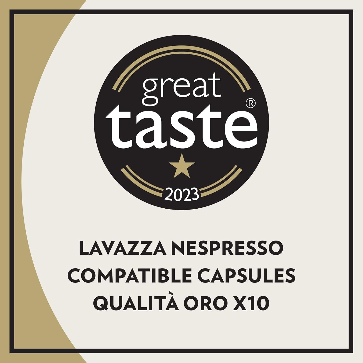 Lavazza Qualità Oro Nespresso Compatible Aluminium Capsules - 100 Pack, Zero CO2 Impact
