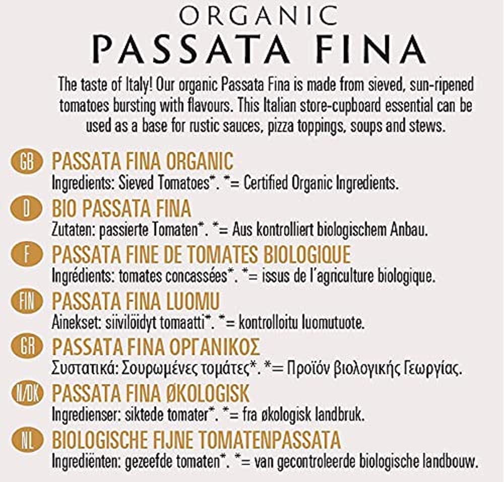 Biona Organic Passata Fina, 680g