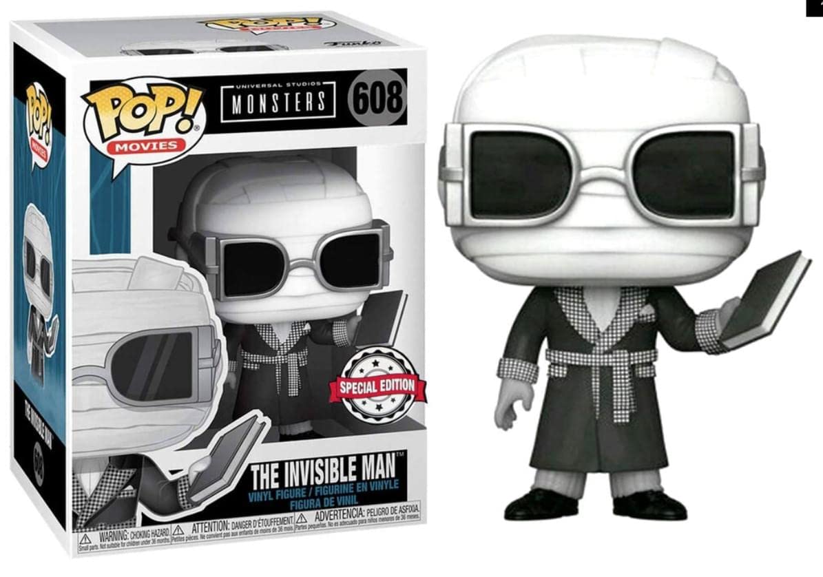Universal Studios Monsters The Invisible Man Exclu Funko 46856 Pop! Vinyl #608