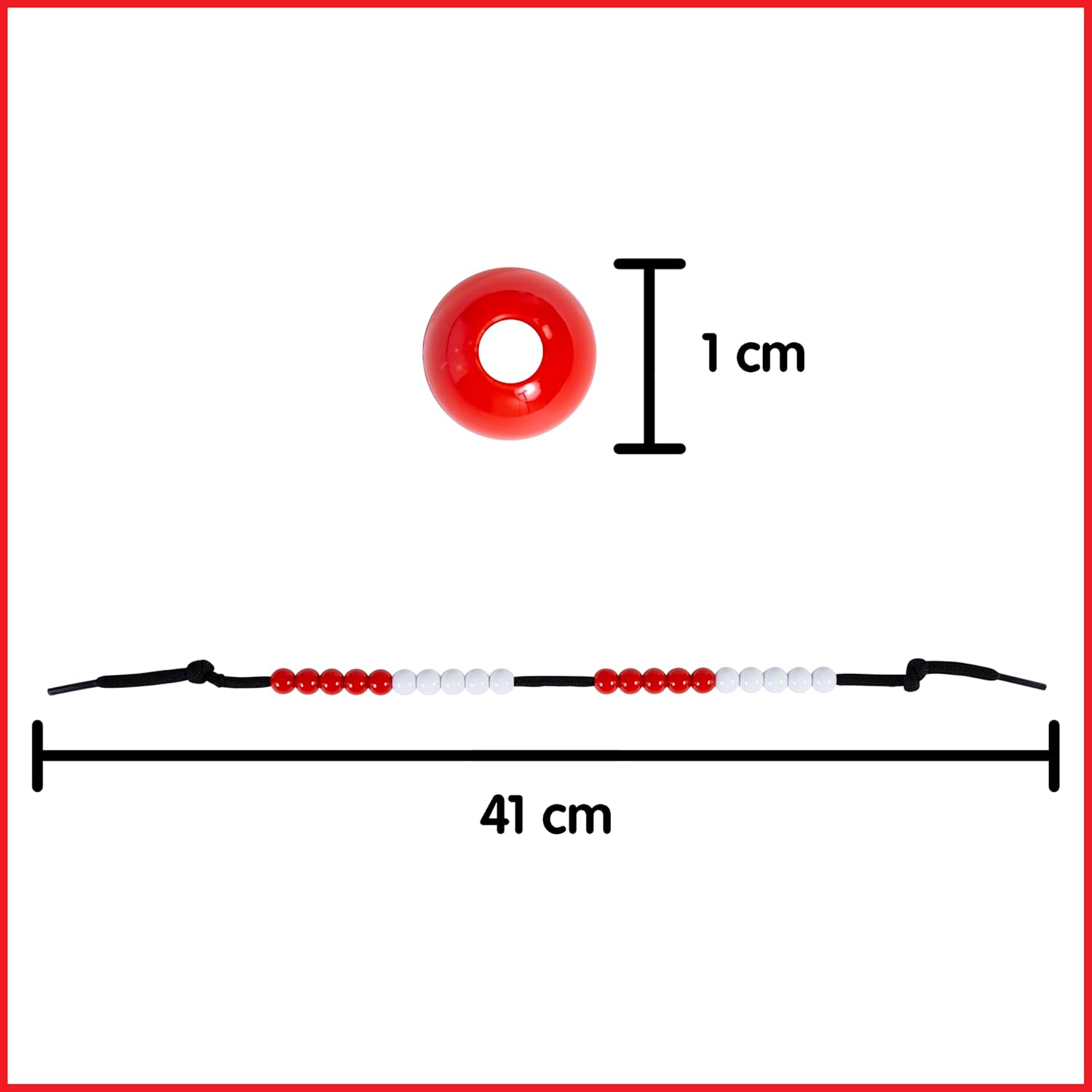 EDX Education 20 Bead String Set - Educational Math Learning Tool for Kids