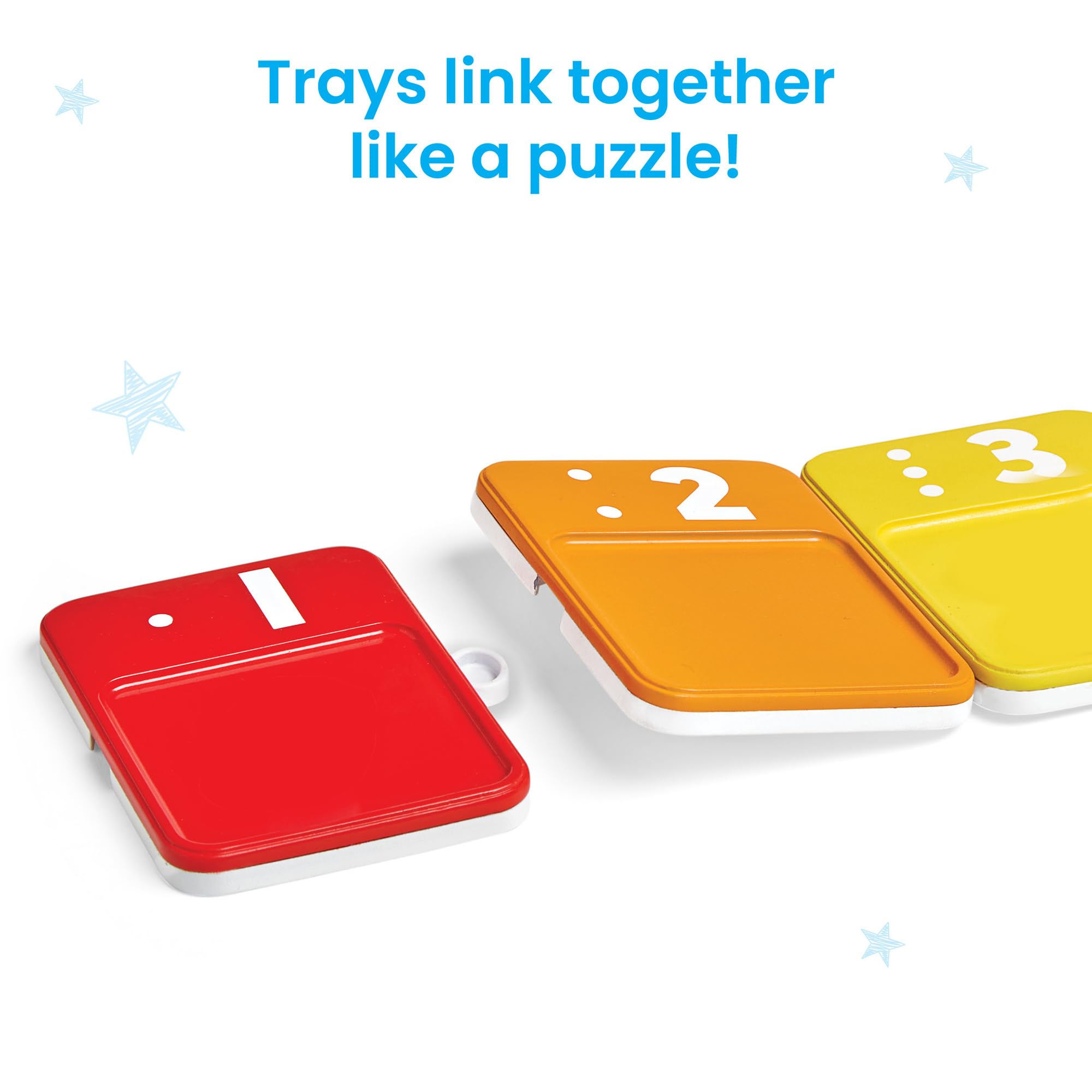 Learning Resources Sensory Number Trays - Educational Math Toy for 3+ Year Olds