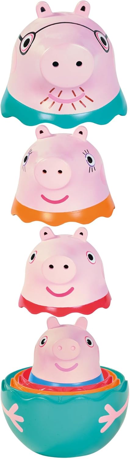 Toomies E73526 Peppa's Nesting Family - Nesting Dolls Puzzle Toy for Toddlers 18M+