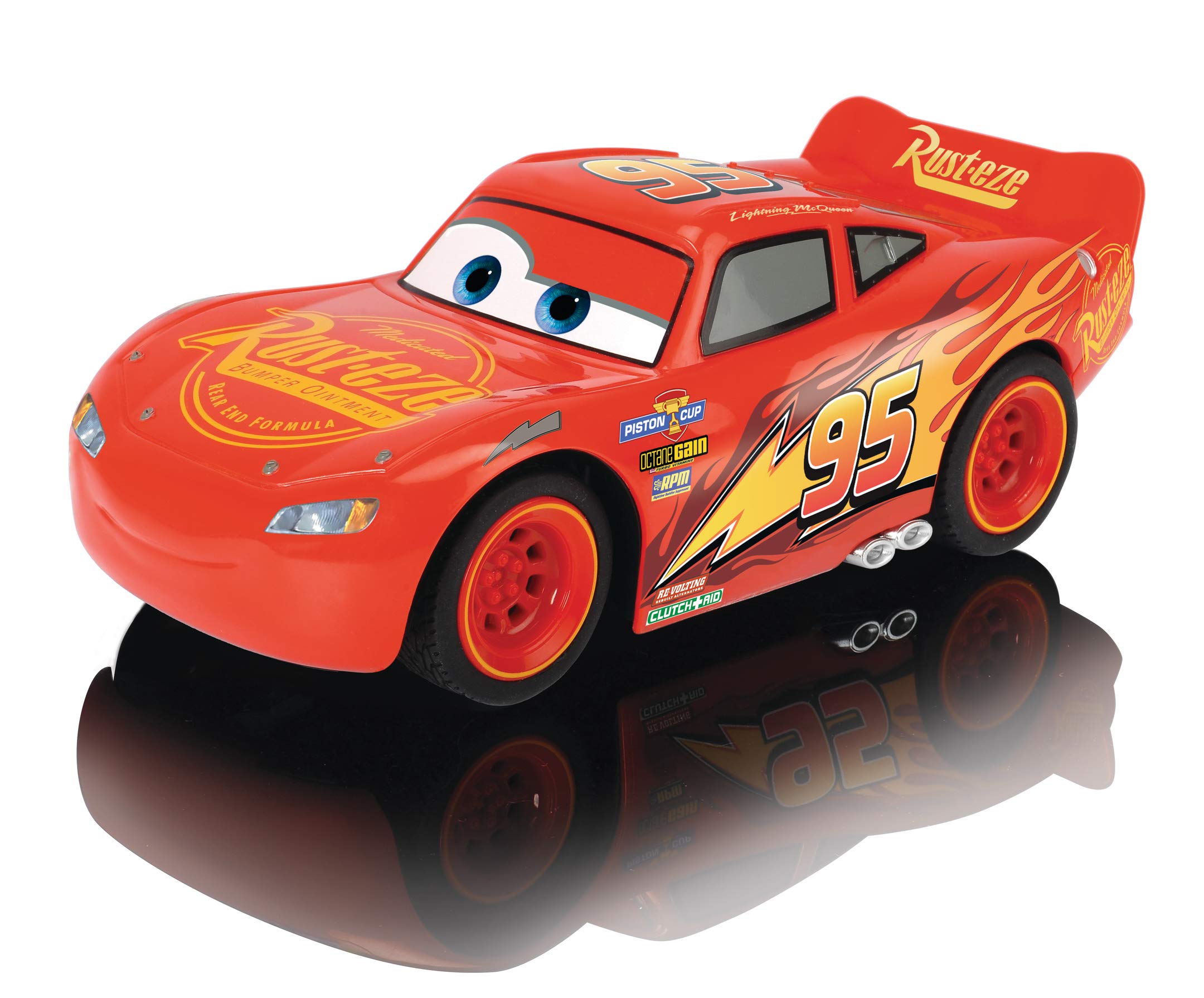 Disney Cars RC Turbo Racer Lightning McQueen - 1:24 Scale Remote Control Car with Turbo Speed