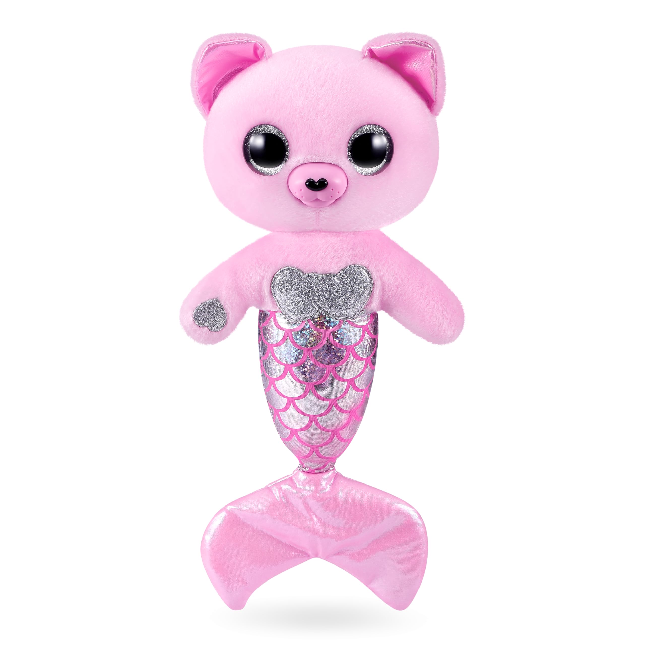 Pets Alive Furmaids by ZURU - Interactive Mermaid Plush with Lights, Sounds & Surprises (Pink Kitten)