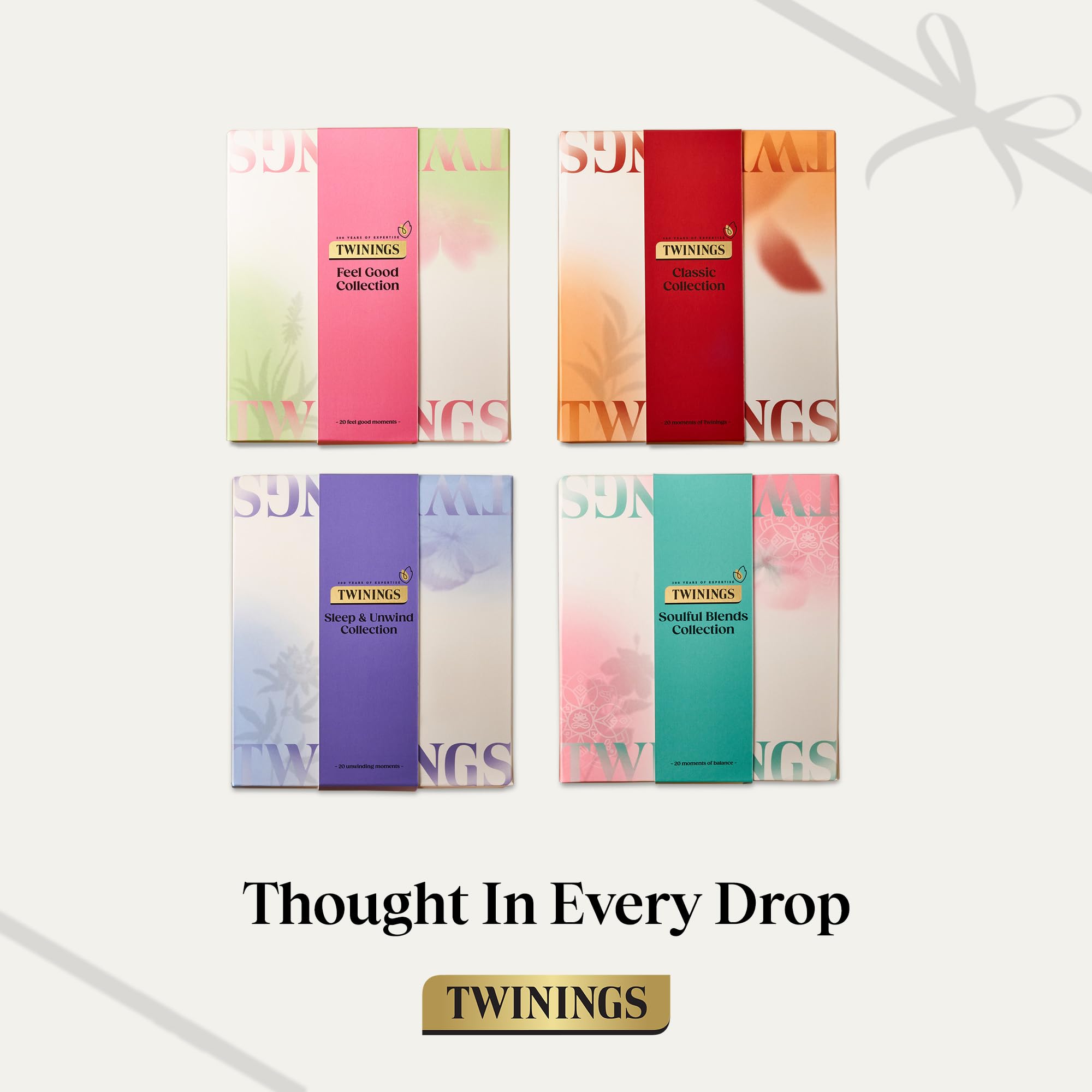 Twinings Superblends Feel Good Collection Gift Box - 20 Tea Bags with Organic Herbal & Green Teas