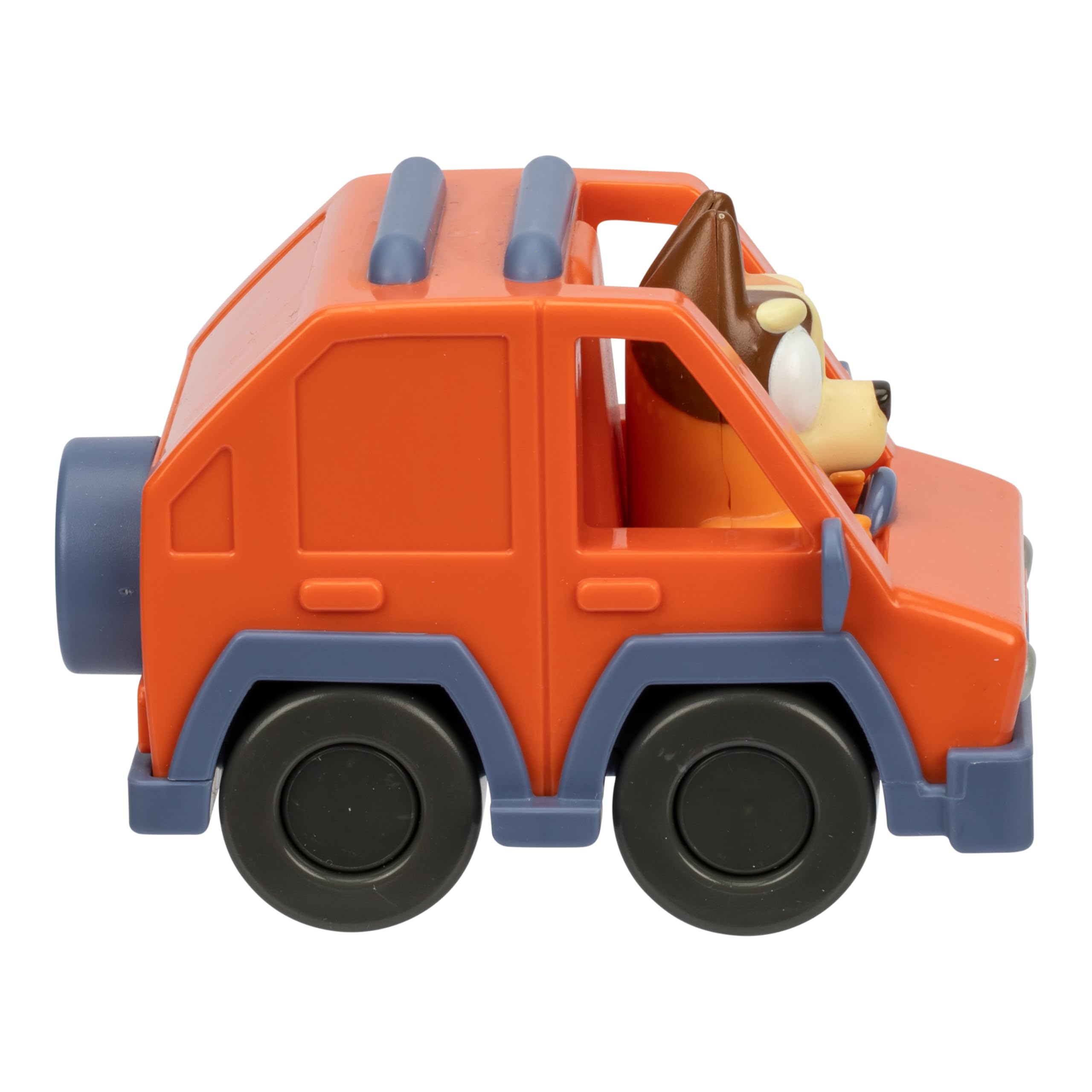 Bluey Mini Racers - 4 Collectible Vehicles with Free-Rolling Wheels for Preschoolers