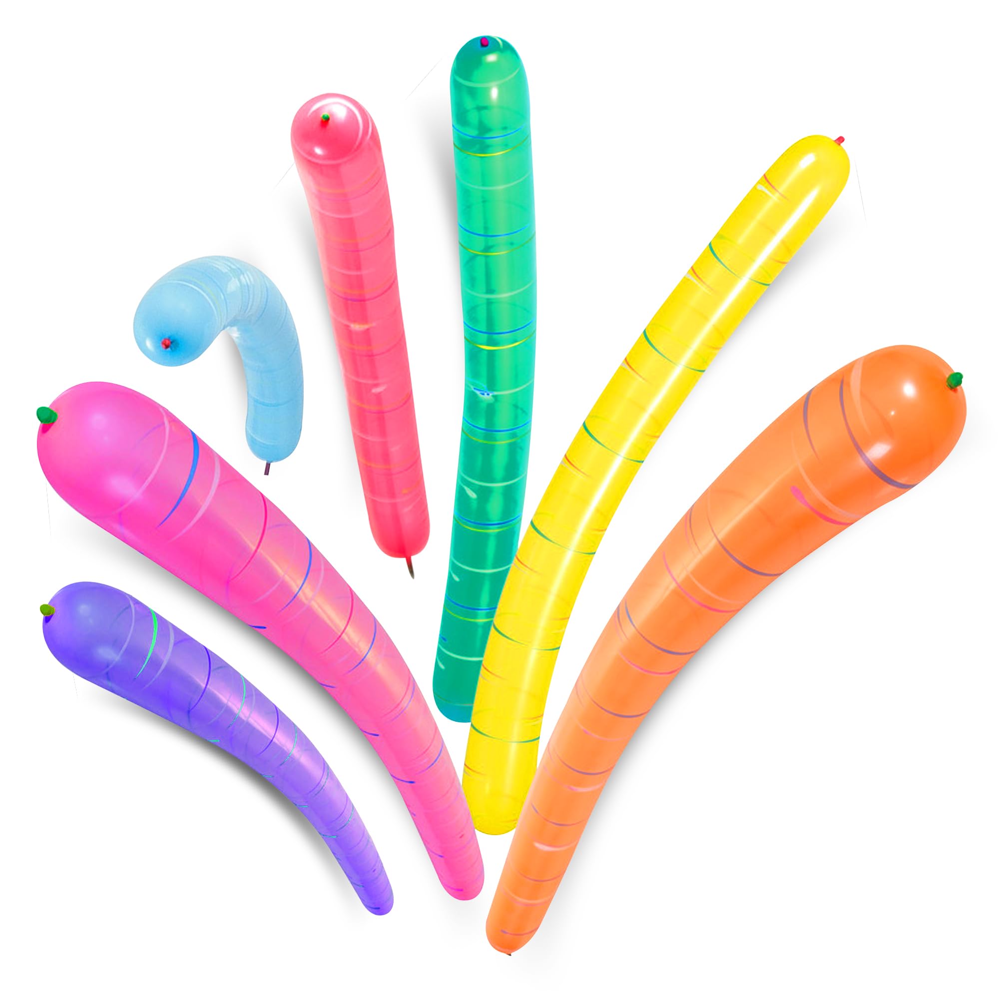 G4GADGET 15 Rocket Balloons - Screaming Flying Balloons for Birthday Parties & Events